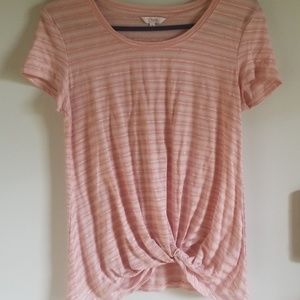 Sweet Pink Striped T shirt